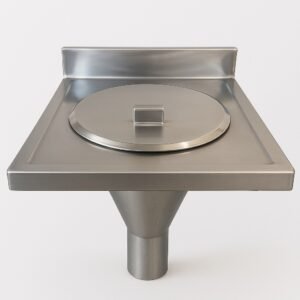 Expurgo Inox Hospitalar com Tampa Removível– Equipamento Essencial para Ambiente Médico